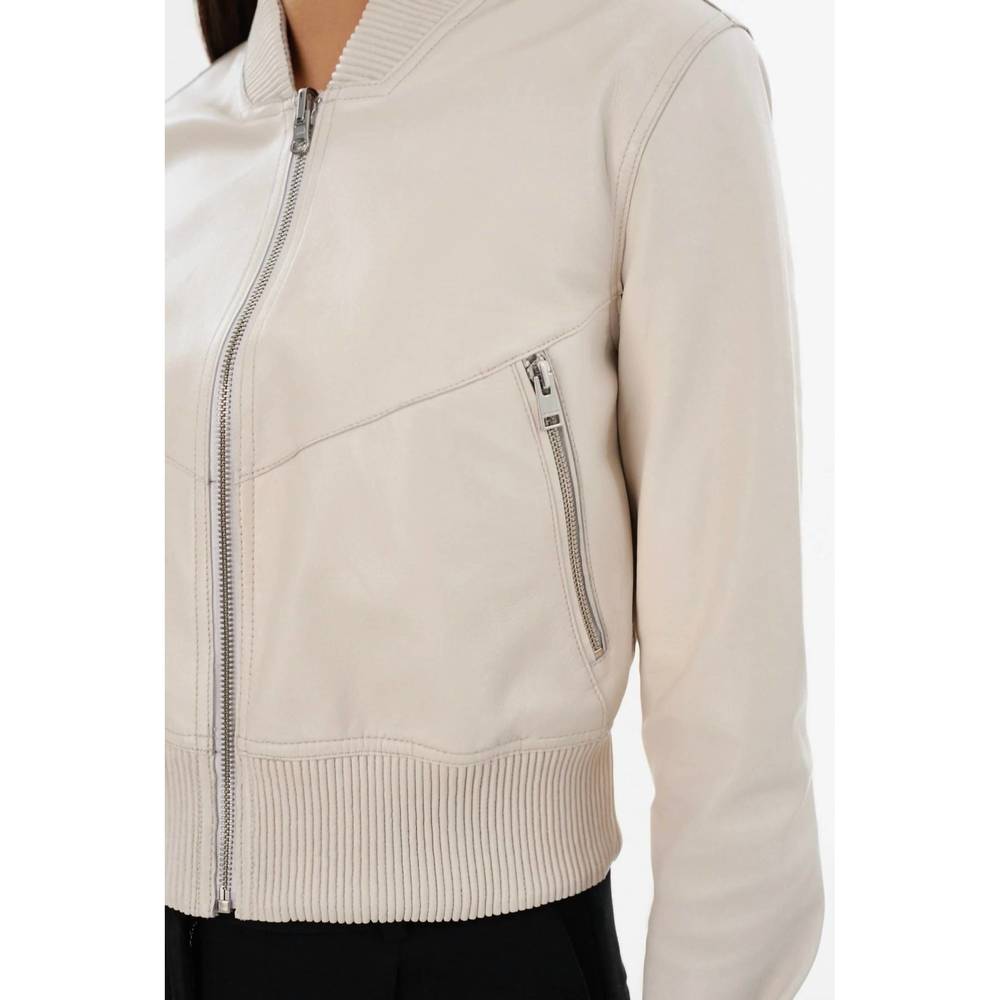 Lamarque Cream Bomber Jacket - Picture 6 of 6